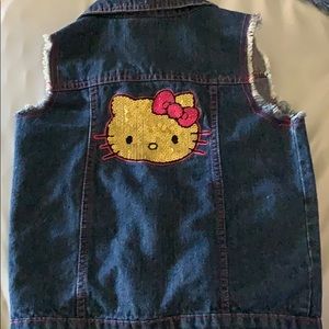 HELLO KITTY BY SANRIO DENIM VEST